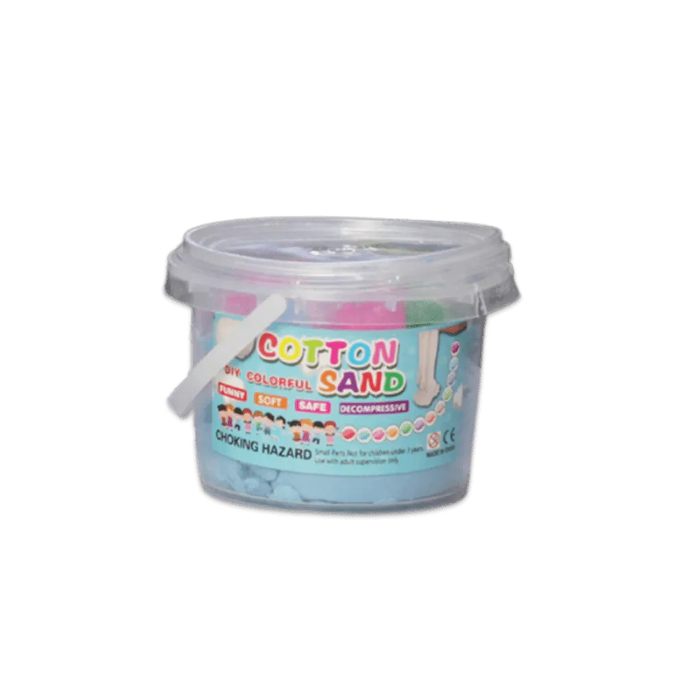 Cotton-Sand-300g-Blue-Dough-Bucket