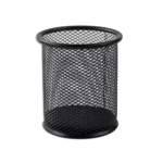 Deli Black Round Pen Holder