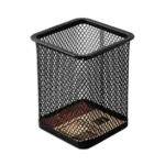 Deli Black Squared Pen Holder