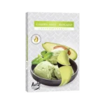 Garden Mint-Avocado 6Pcs Round Scented Candles