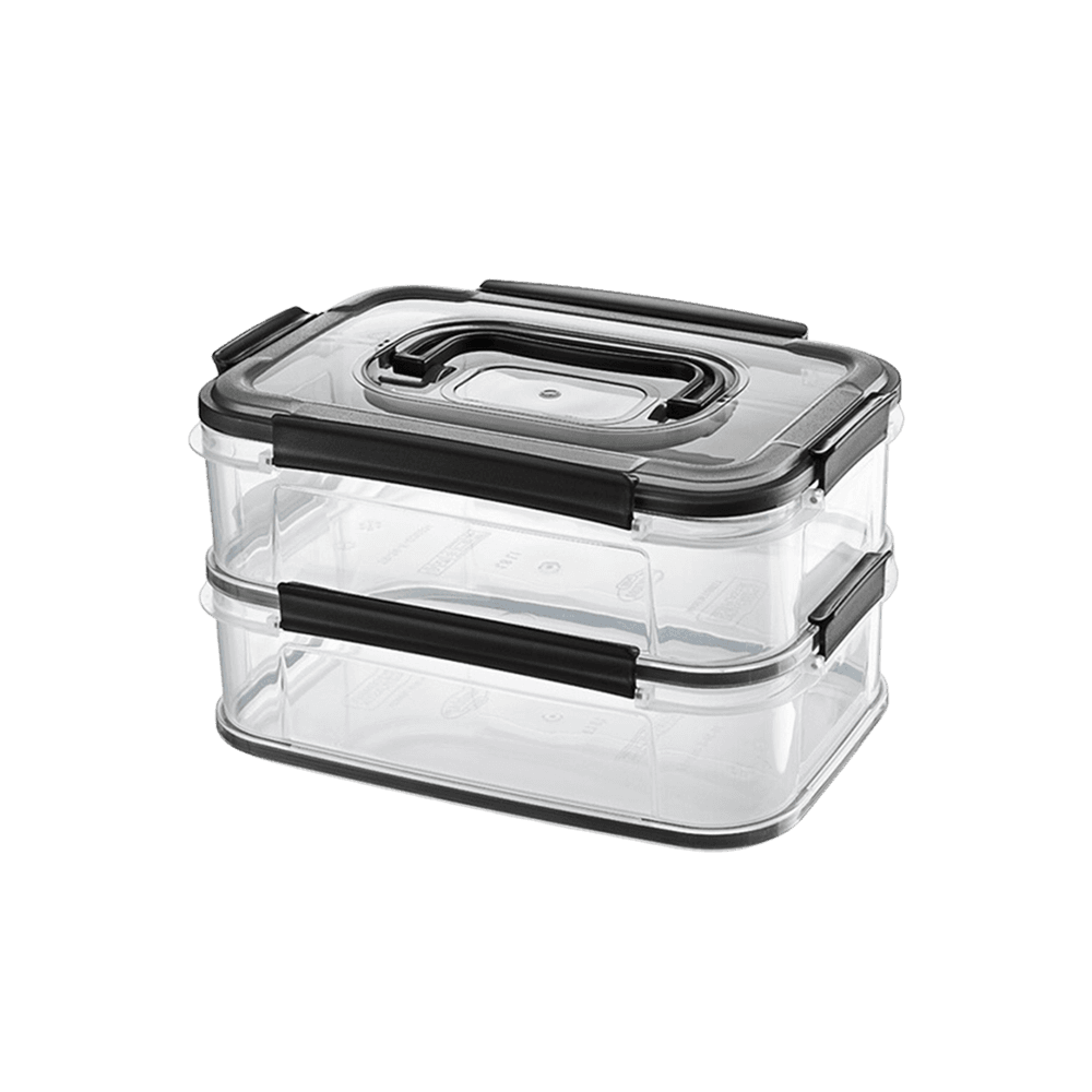 Hobby-Life-2x1.8L-Black-Sealed-Double-Layer-Sealed-Storage-Container