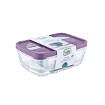 Hobby Life 2x3L Purple Rectangular Trend Storage Box
