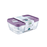 Hobby Life 2x3L Purple Rectangular Trend Storage Box