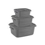Hobby Life 3Pcs Black Microfrsh Pot