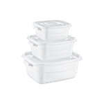 Hobby Life 3Pcs White Microfrsh Pot