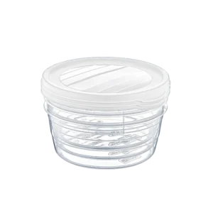 Hobby Life 3x0.3L Whte Round Trend Storage Container