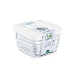 Hobby Life 3x0.9L White Trend Square Storage Box