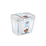 Hobby Life 3x2.2L Grey Set of 3 Deep Trend Storage Containers