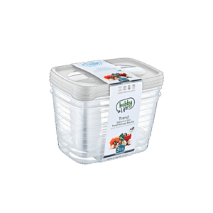 Hobby Life 3x2.2L Grey Set of 3 Deep Trend Storage Containers
