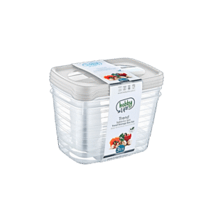 Hobby Life 3x2.2L Grey Set of 3 Deep Trend Storage Containers