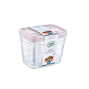 Hobby Life 3x2.2L Pink Set of 3 Deep Trend Storage Containers