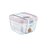 Hobby Life 3x2.5L Pink Square Trend Storage Box
