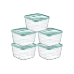 Hobby Life 5x0.25L Blue Square Trend Storage Container