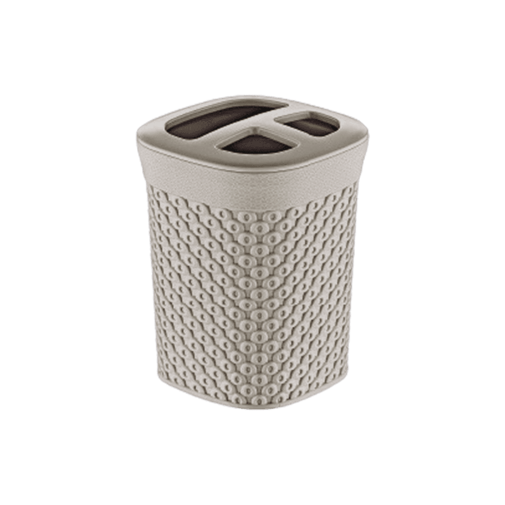 Hobby-Life-Beige-Diamond-Tooth-brush-holder