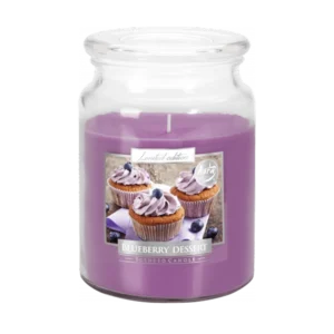 Limited Edition Blueberry Dessert Scented Candle