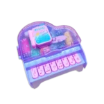 Piano Shape Blue Dough with Music