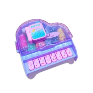 Piano Shape Blue Dough with Music