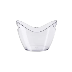Portable Acrylic Ice Bucket with Carry Handle