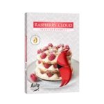 Raspberry Cloud 6Pcs Round Scented Candles