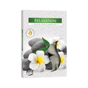 Relaxation 6pcs round scented candles