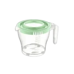 Splashproof 2L Green Mixer Bowl with Protection Cover