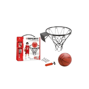 Basketball 32cm Indoor & Outdoor Black Rim