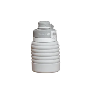 Bentey White Silicon Extendable Water Bottle