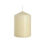 Bispol 10cm Off-White Cylindrical Candle
