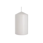 Aura 10cm White Column Candle