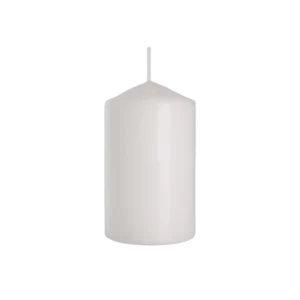 Bispol 10cm white column candle