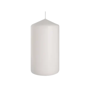 Bispol 15x7.5cm White Cylindrical Candle