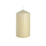 Bispol 15x7.8cm White Cylindrical Candle