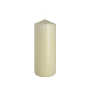 Bispol 20cm Off-White Cylindrical Candle