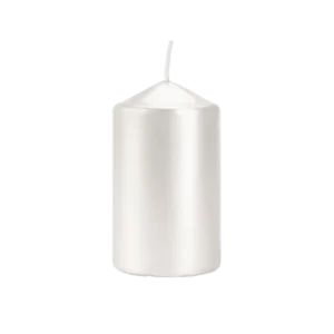 Bispol 210g White Cylindrical Candle