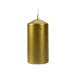 Bispol 260g Gold Cylindrical Candle