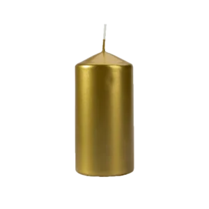 Bispol 260g Gold Cylindrical Candle