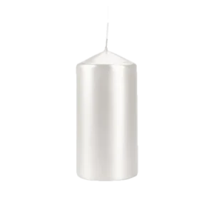 Bispol 260g White Cylindrical Candle