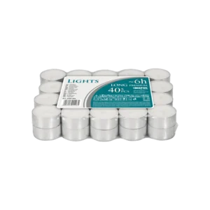 Bispol 15g Unscented Tea Lights Set