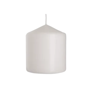Bispol 9cm White Column Candle