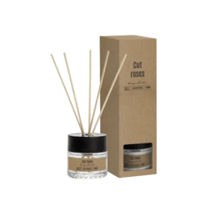 Bispol Cut Roses Fragrance Diffuser with Rattan Sticks
