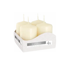 Bispol Set of 4  Off-White votive Candles