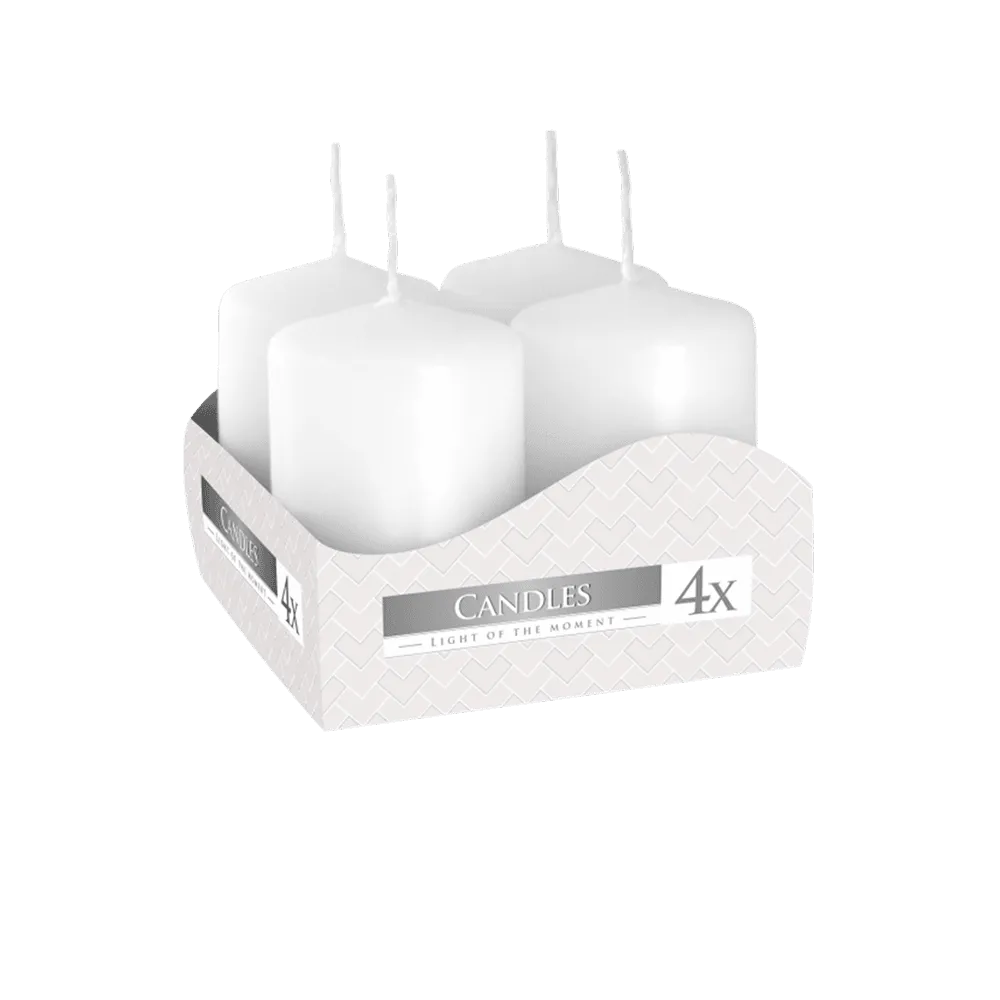 Bispol-Set-of-4--White-votive-Candles