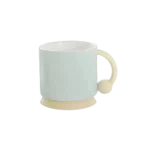 Ceramic Green Mug with Silicon Base