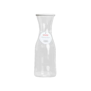 Glass 1L Bottle with White Lid