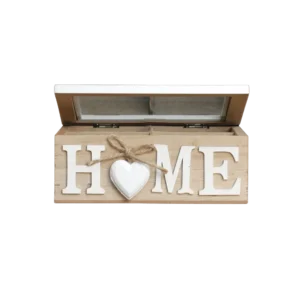 Wooden 4-Sections Home Tea Box