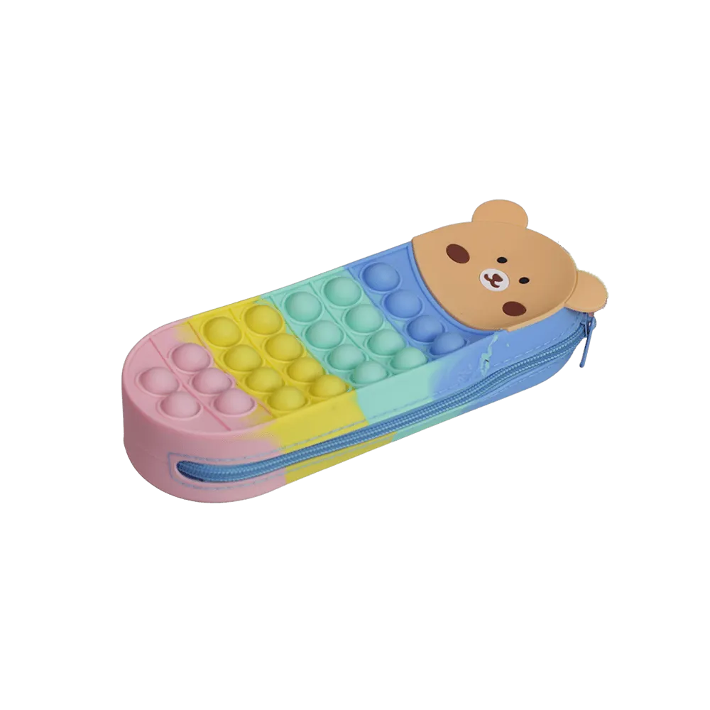 Bear-Colored-Pop-it-1-Zipper-Pencil-Case