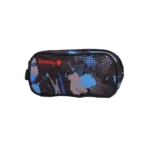Bentley Blue & Black Double Zipper Pencil Case