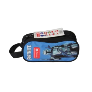 Bentley Fortnite Blue Double Zipper Pencil Case