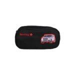 Bentley Jeep Black Double Zipper Pencil Case