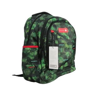 Bentley Militery Green 4 Zippers Backpack